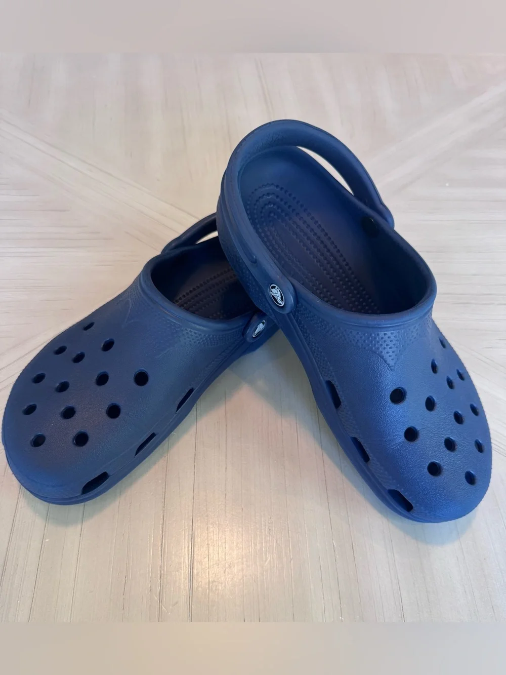 Vintage OG Crocs Classic Clogs Navy Blue Original 100% Croslite- M8/9 W10/11